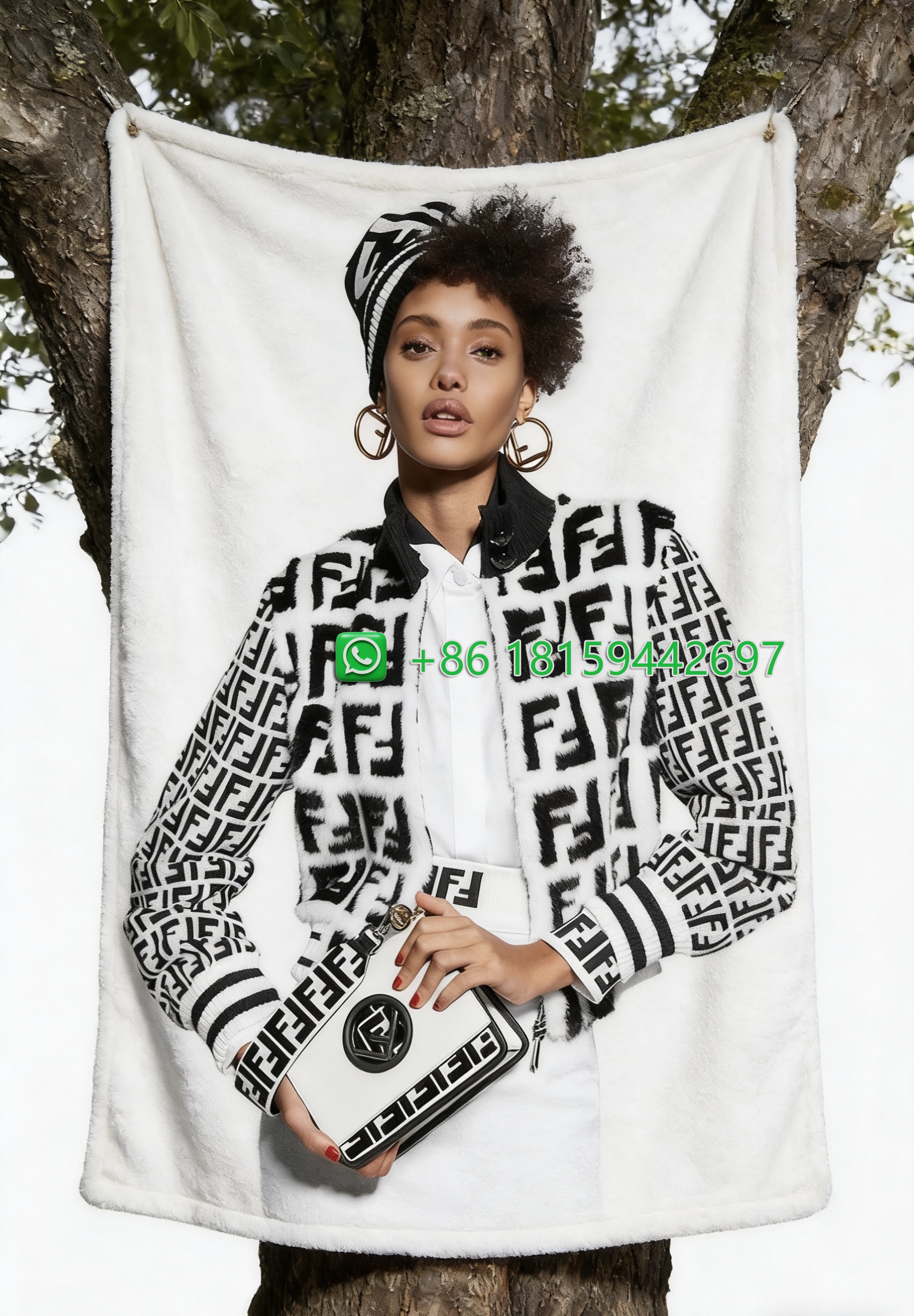 Fendi Throw Blankets
